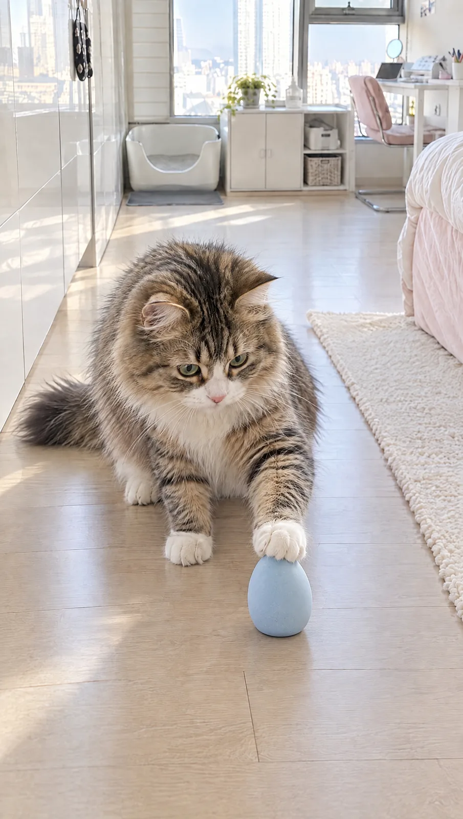 큰 고양이·높은 시점